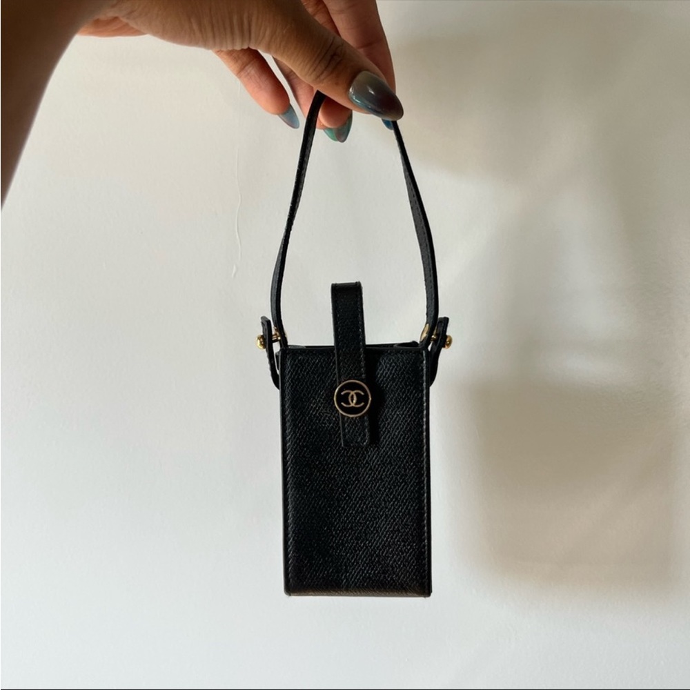Authentic Chanel small lipstick/card holder
